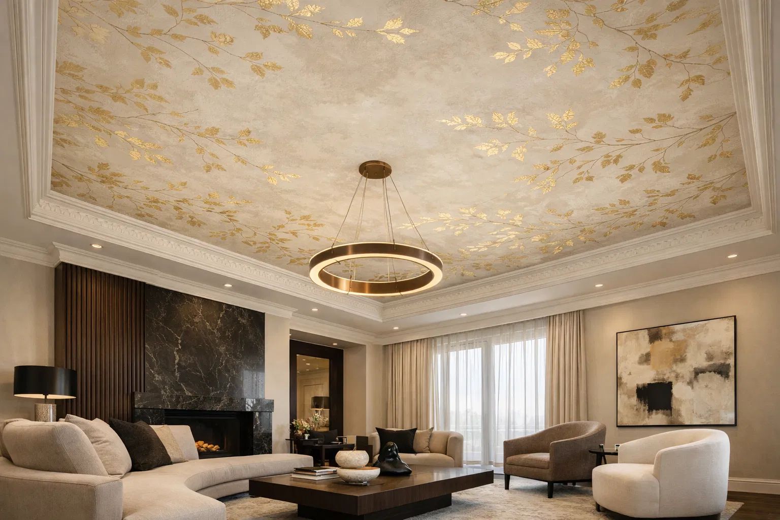 Ceiling Wallpaper Design
